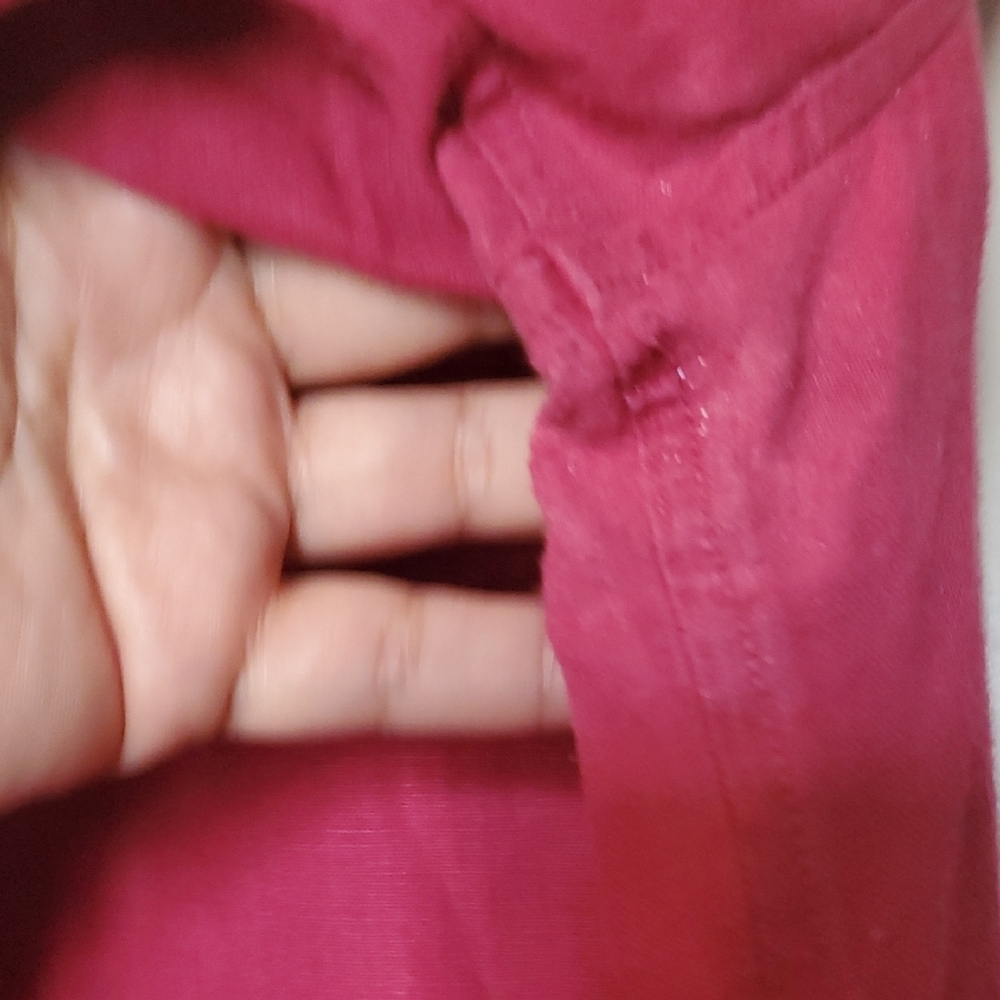 Talbots Dark Pink Button-Down Shirt - Picture 8 of 8